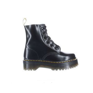 Dr. Martens Womens Molly Black Combat Boots Size 9 Medium (B, M)